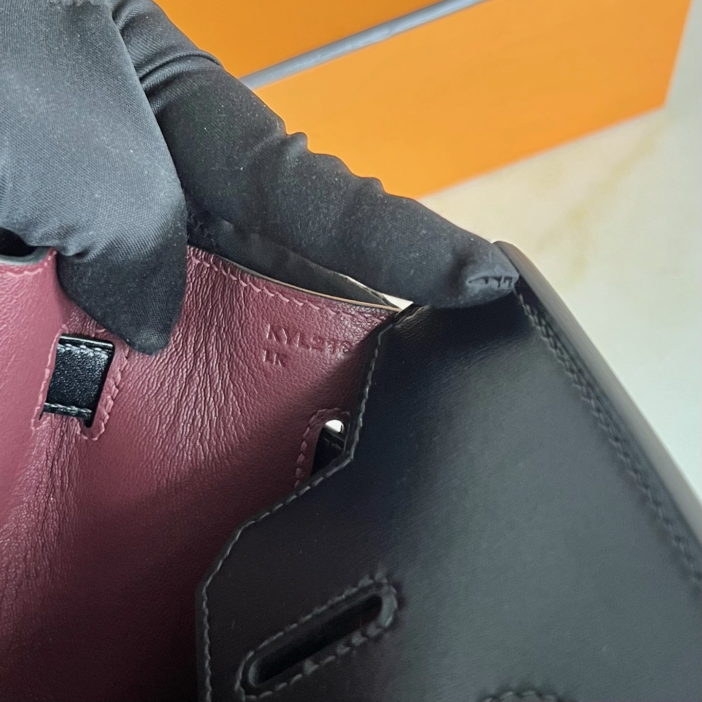 Hermes Birkin 30 Sellier Box 外縫 Noir黑色內拼55 Rouge H愛馬仕紅 銀色五金-Qatar Kuwait Hermes Birkin Kelly Lindy bag Hermes Birkin 30 Sellier Box 外縫 Noir黑色內拼55 Rouge H愛馬仕紅 銀色五金