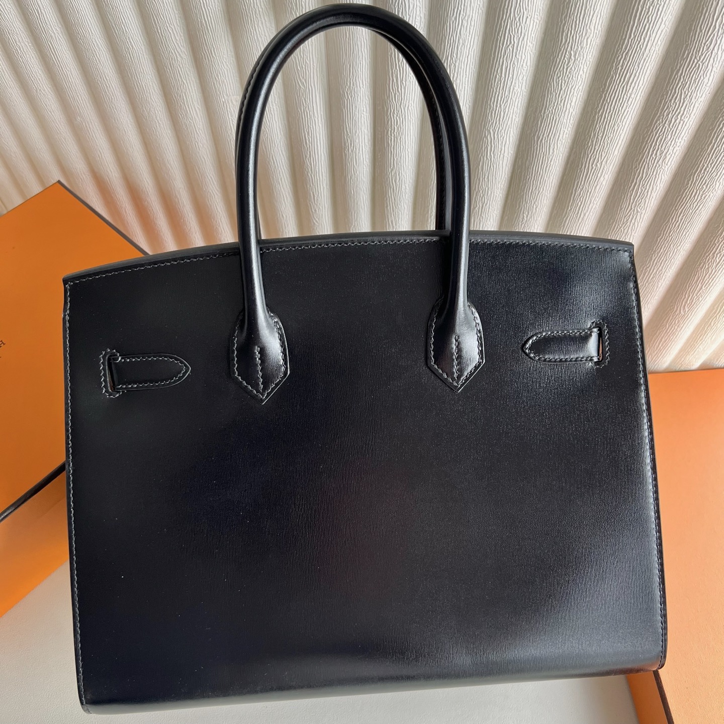 Hermes Birkin 30 Sellier Box 外縫 Noir黑色內拼55 Rouge H愛馬仕紅 銀色五金-Qatar Kuwait Hermes Birkin Kelly Lindy bag Hermes Birkin 30 Sellier Box 外縫 Noir黑色內拼55 Rouge H愛馬仕紅 銀色五金