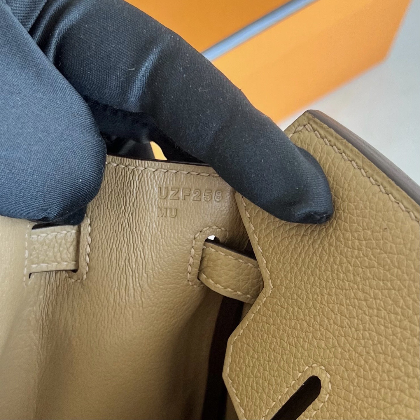 愛馬仕birkin25多少錢 Hermes Birkin 25 Togo 4B Biscuit 餅乾色金色五金