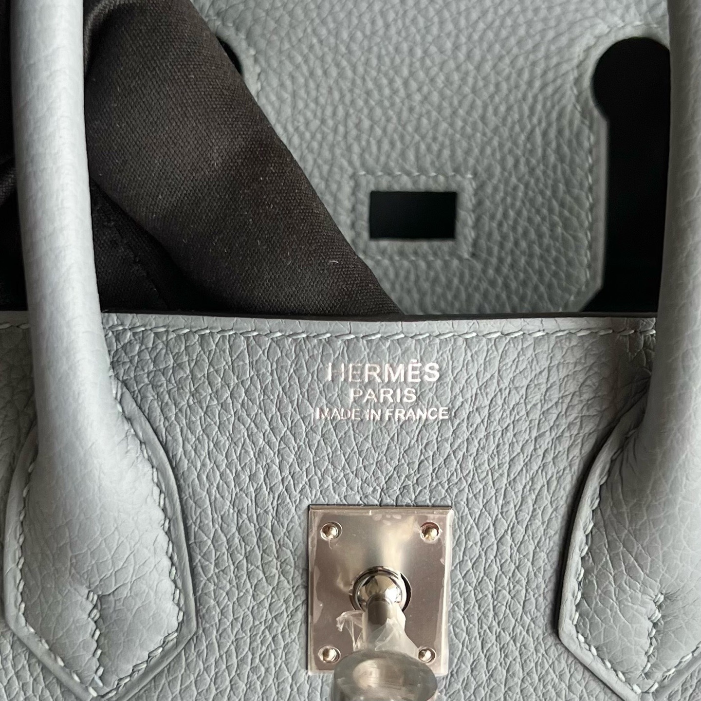 愛馬仕birkin25專櫃多少錢 Hermes Birkin 25 Togo J7 Bleu Lin亞麻藍銀色五金
