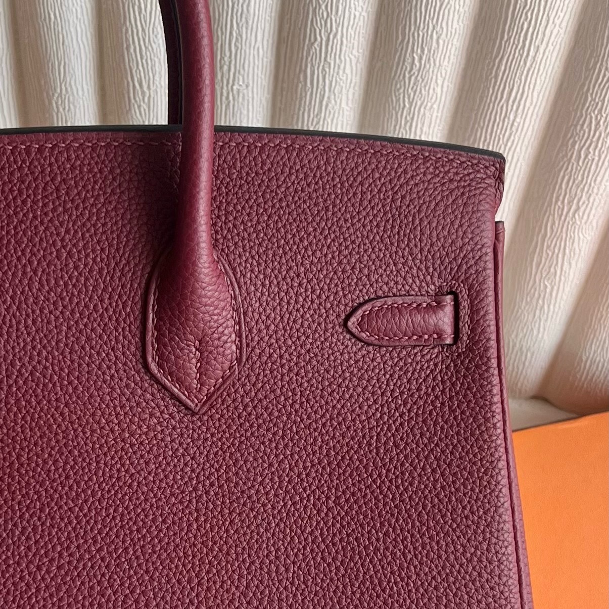 愛馬仕鉑金包25圖片大全Hermes Birkin 25 Togo Rouge H 愛馬仕紅 金色五金