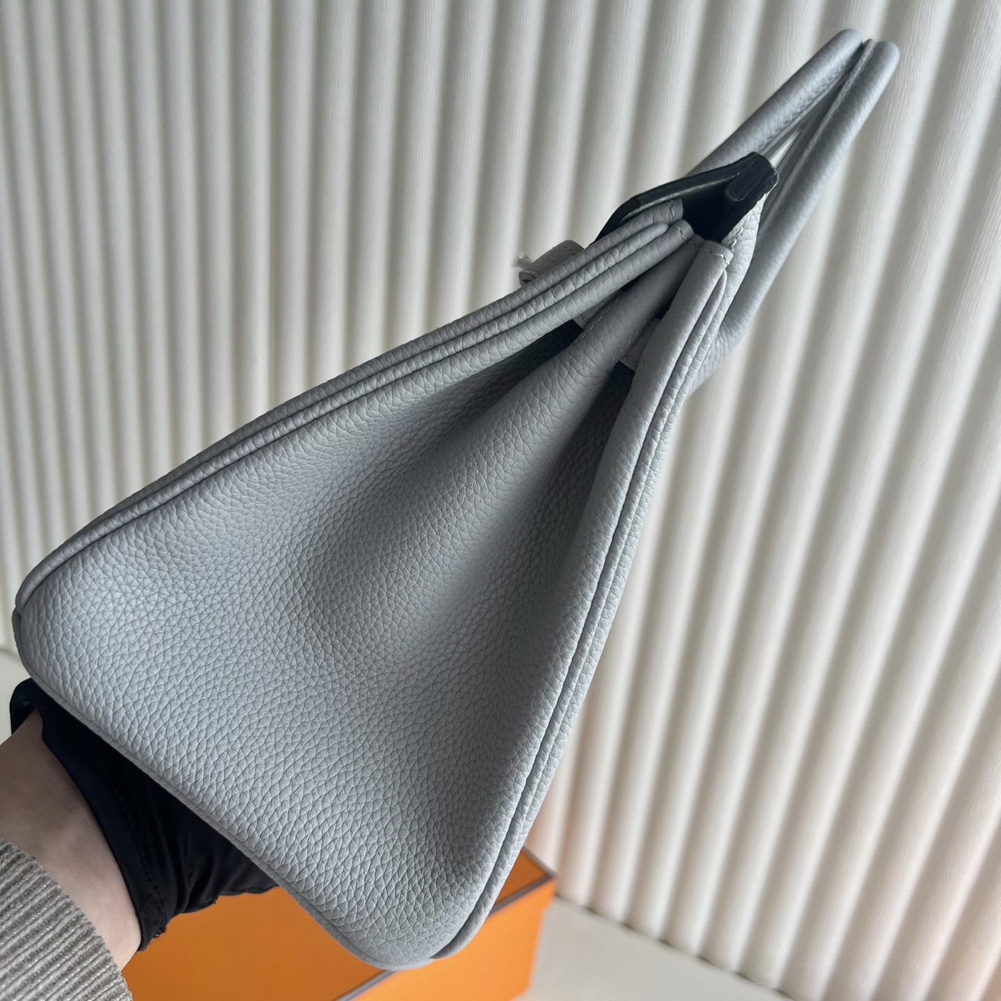 愛馬仕鉑金包最便宜多少錢 Hermes Birkin 25 Togo P0 Gris Pantin木偶灰銀色五金