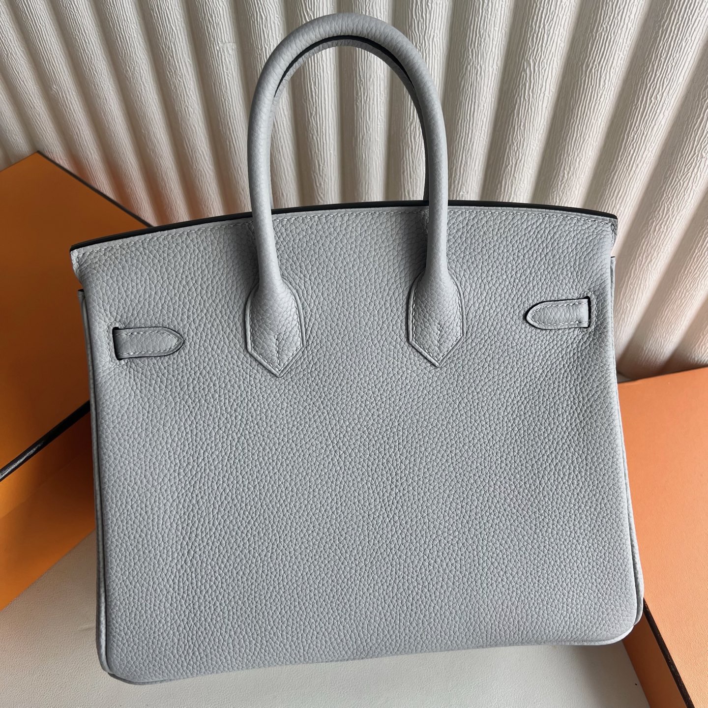 愛馬仕鉑金包最便宜多少錢 Hermes Birkin 25 Togo P0 Gris Pantin木偶灰銀色五金