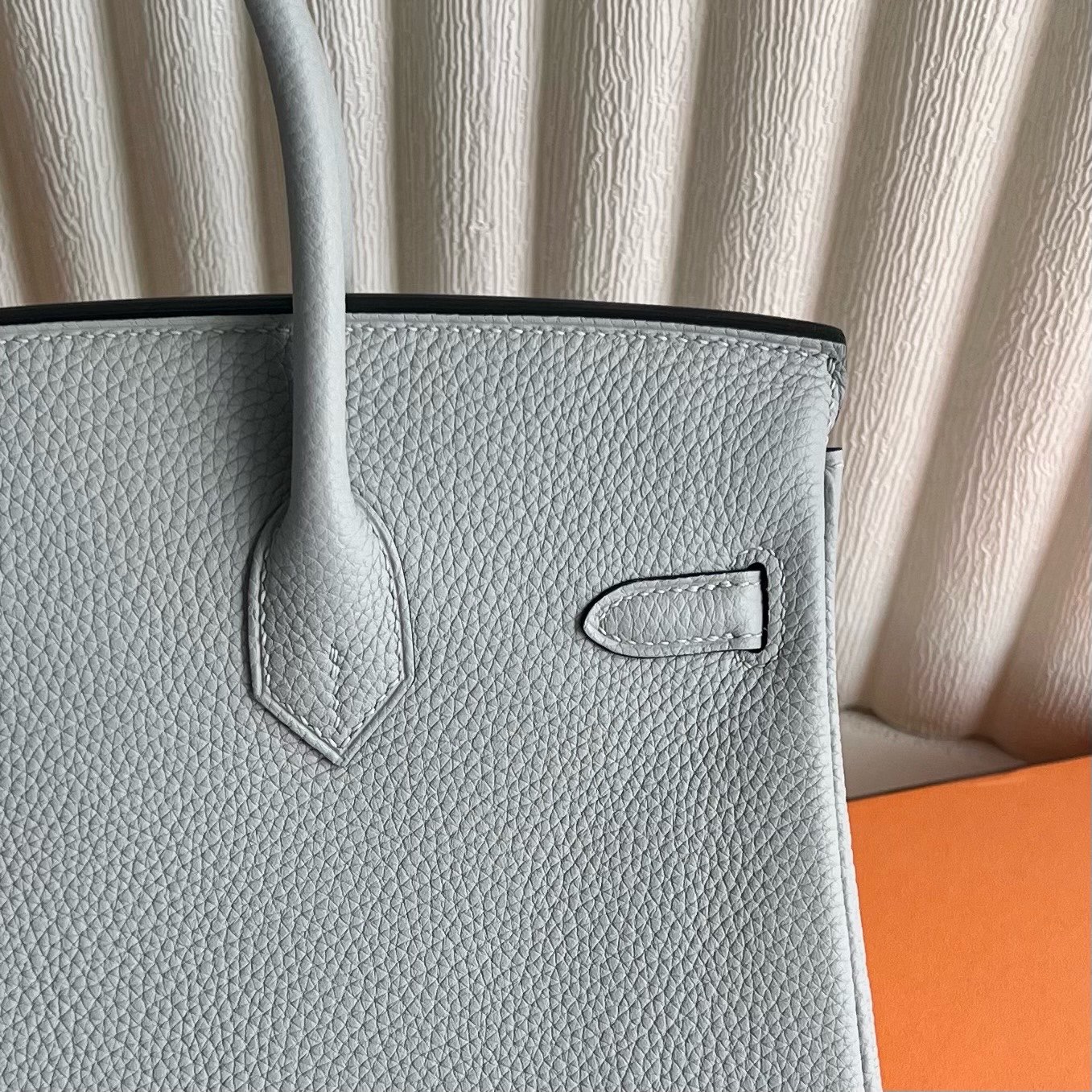 愛馬仕鉑金包最便宜多少錢 Hermes Birkin 25 Togo P0 Gris Pantin木偶灰銀色五金