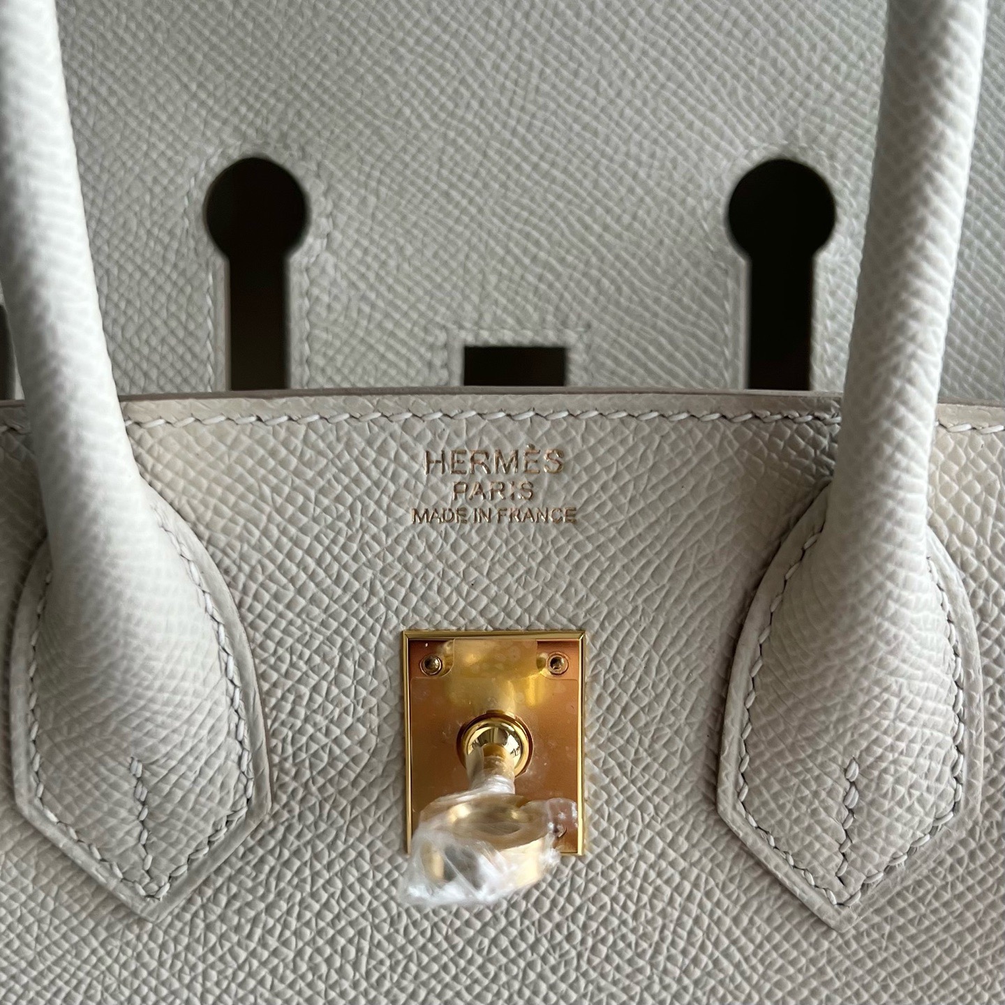 愛馬仕鉑金包25寸價格及圖片Hermes Birkin 25 Sellier Epsom Craie奶昔白金色五金