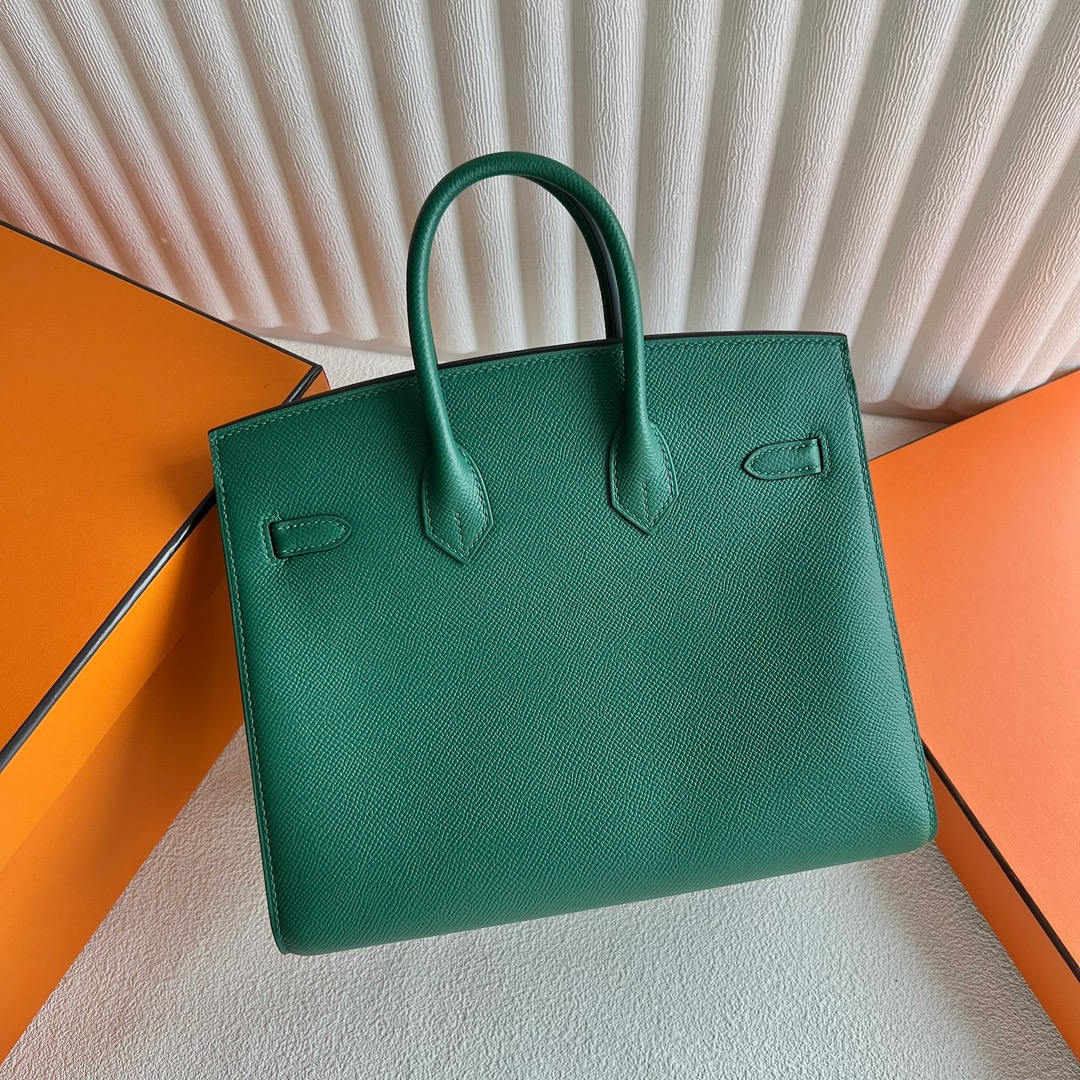 澳大利亞愛馬仕鉑金包25寸專櫃價格 Hermes Birkin 25 Sellier Epsom Vert Moyen寶石綠