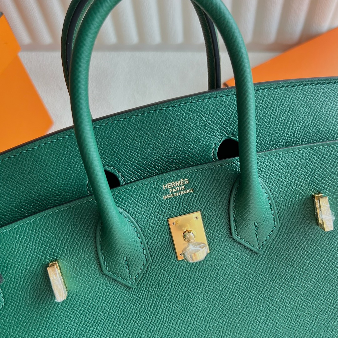 澳大利亞愛馬仕鉑金包25寸專櫃價格 Hermes Birkin 25 Sellier Epsom Vert Moyen寶石綠
