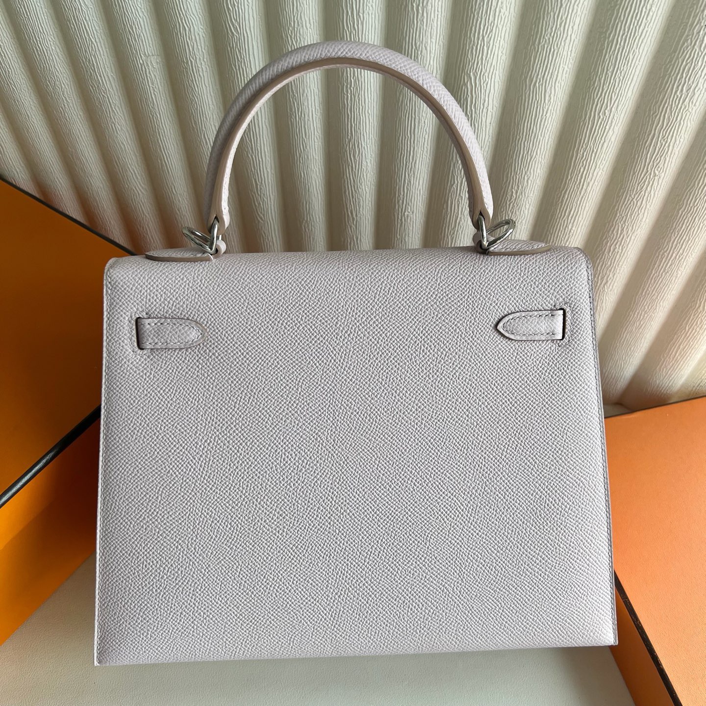 愛馬仕凱莉25澳大利亞多少錢 Hermes Kelly Sellier 25 Epsom Mauve Pale夢幻粉紫