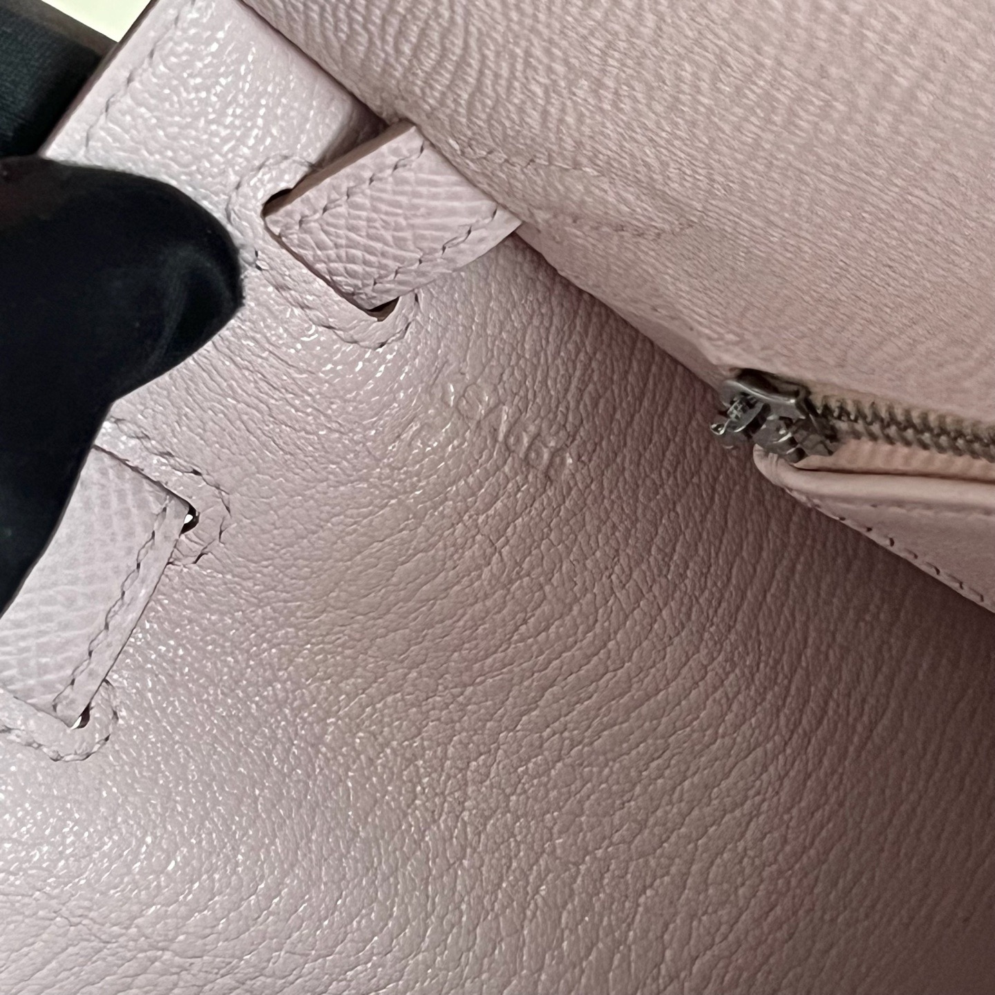愛馬仕凱莉25澳大利亞多少錢 Hermes Kelly Sellier 25 Epsom Mauve Pale夢幻粉紫