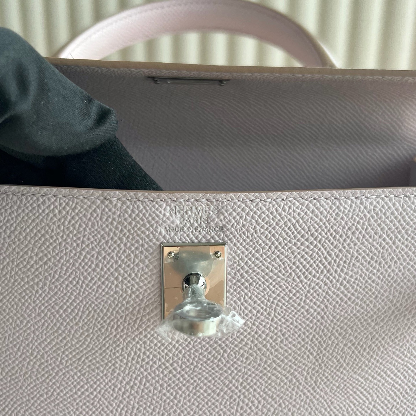 愛馬仕凱莉25澳大利亞多少錢 Hermes Kelly Sellier 25 Epsom Mauve Pale夢幻粉紫
