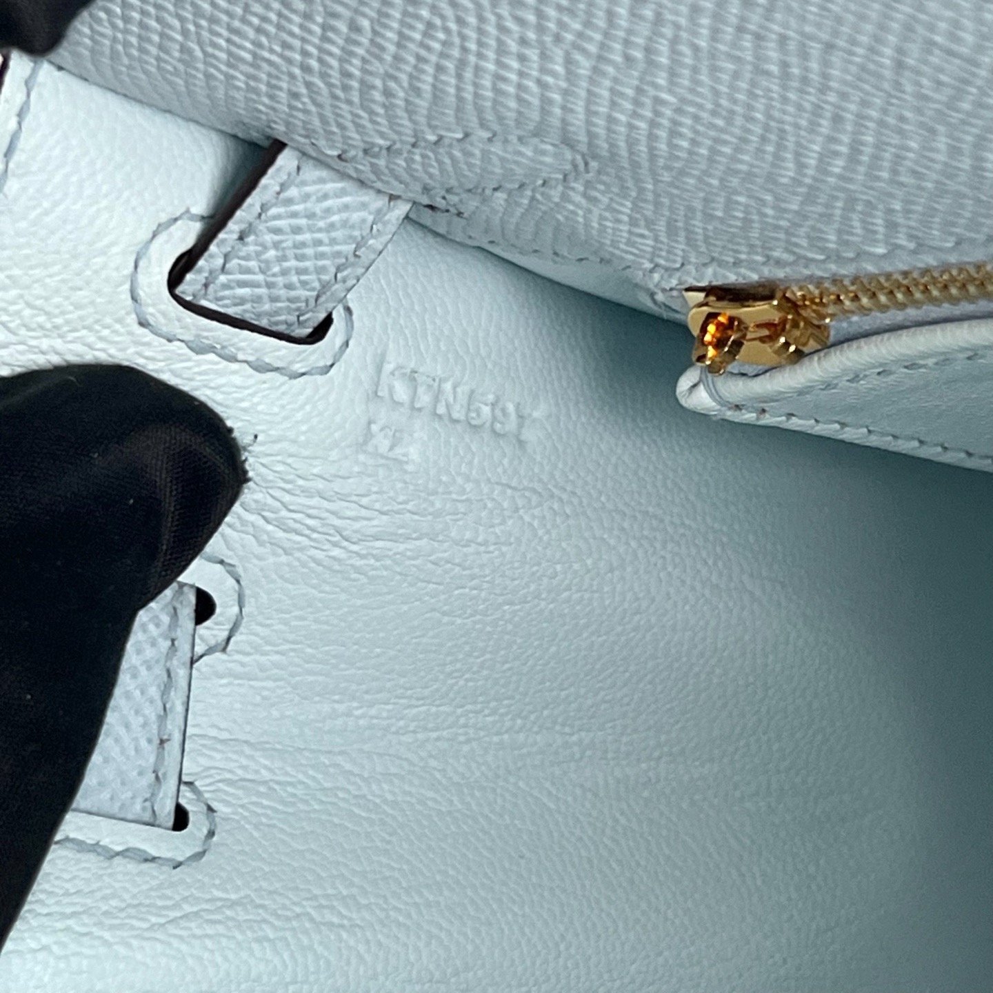 愛馬仕凱莉25澳大利亞專櫃價格 Hermes Kelly Sellier 25 Epsom Bleu Brume霧藍色