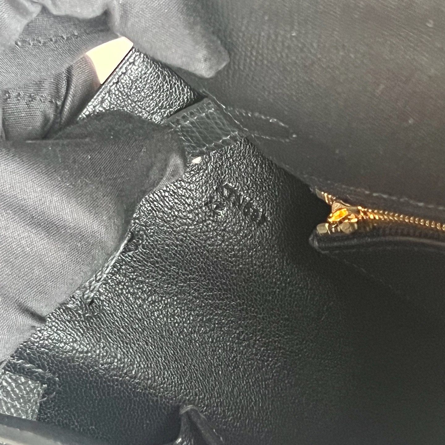 愛馬仕凱莉包25寸價格 Hermes Kelly Sellier 25 Epsom Noir黑色玫瑰金金色五金