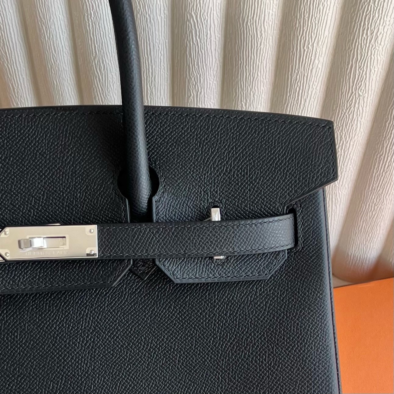 愛馬仕鉑金包價格Hermes Birkin 30 Epsom Leather Noir 黑色 銀色五金